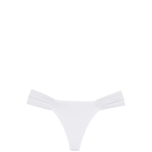 Colaless Lateral Drapeado Blanco 2rios