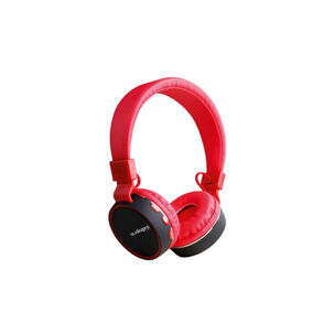 Audífonos Con Conexión Bluetooth Y Auxiliar Color Rojo - Ps