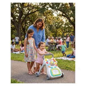 Andador Musical Beb&eacute; Centro Actividades Did&aacute;ctico Pizarra Magn&eacute;tica