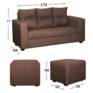 Juego de Living Diseño A&m Home Loreto / 5 Cuerpos