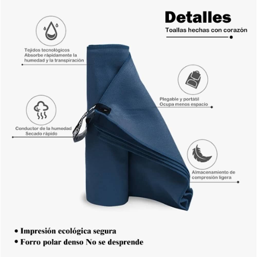 Toalla De Deporte Microfibra Set X3 image number 4.0
