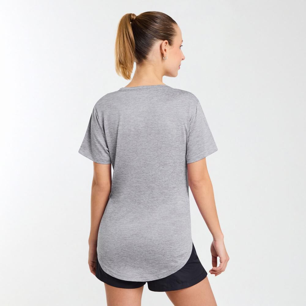 Polera Deportiva Básica Manga Corta Cuello Redondo Mujer Wetland image number 2.0