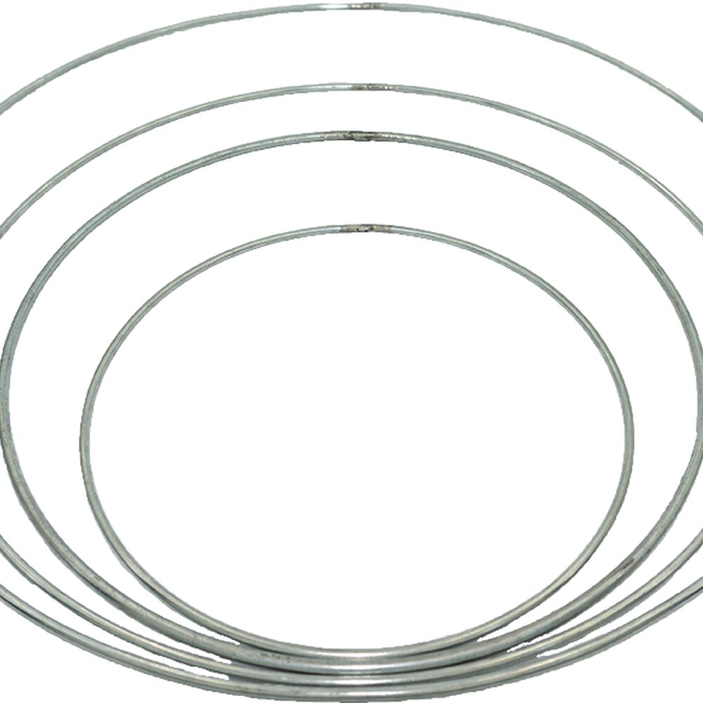 Argolla Soldada 15cm Aprox Macrame, Mandalas, Atrapasueños image number 0.0