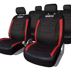 Fundas Cubreasiento Sparco Universal Negro Poliester 406- Sp