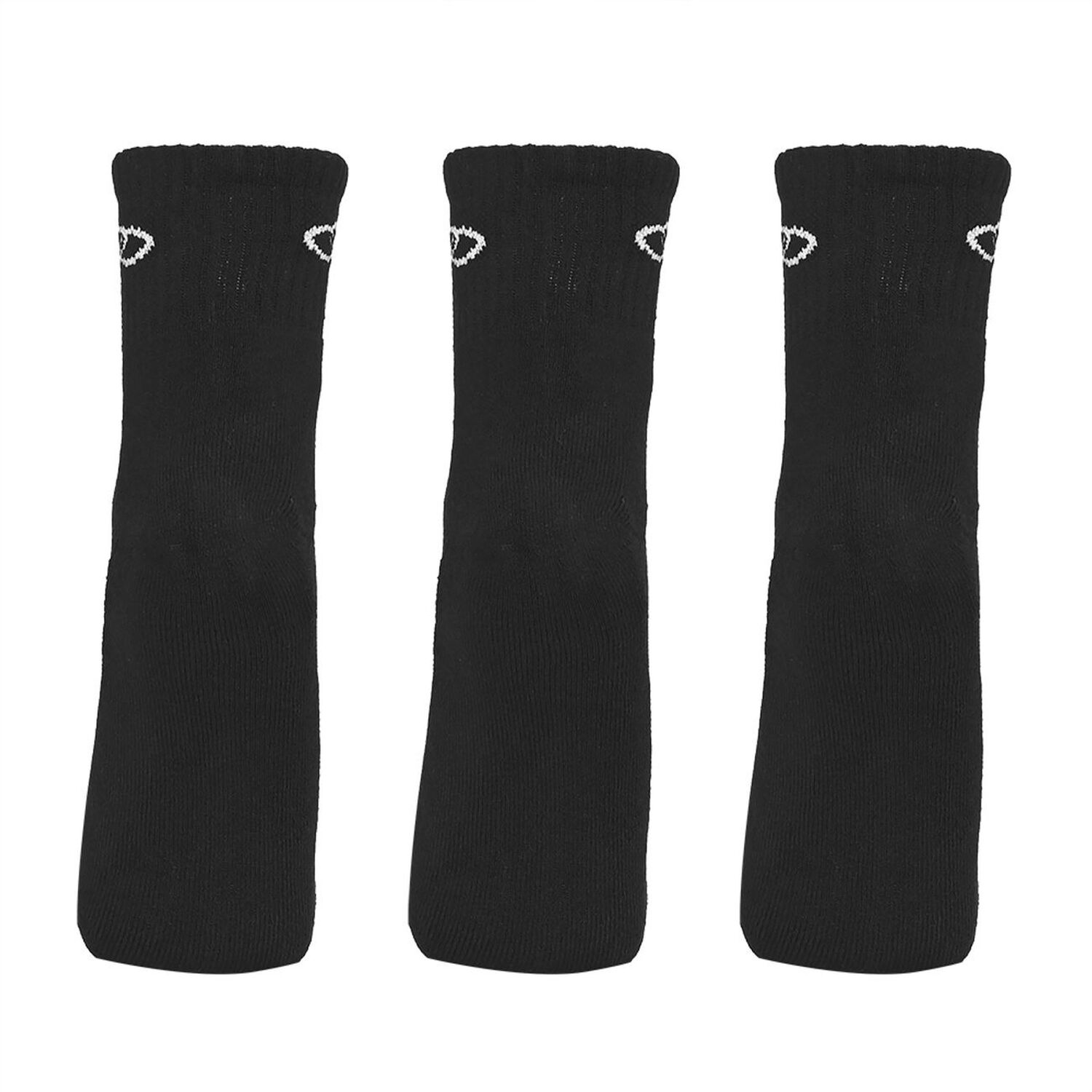 Tripack Calcetines Medios Negro Mujer image number 2.0