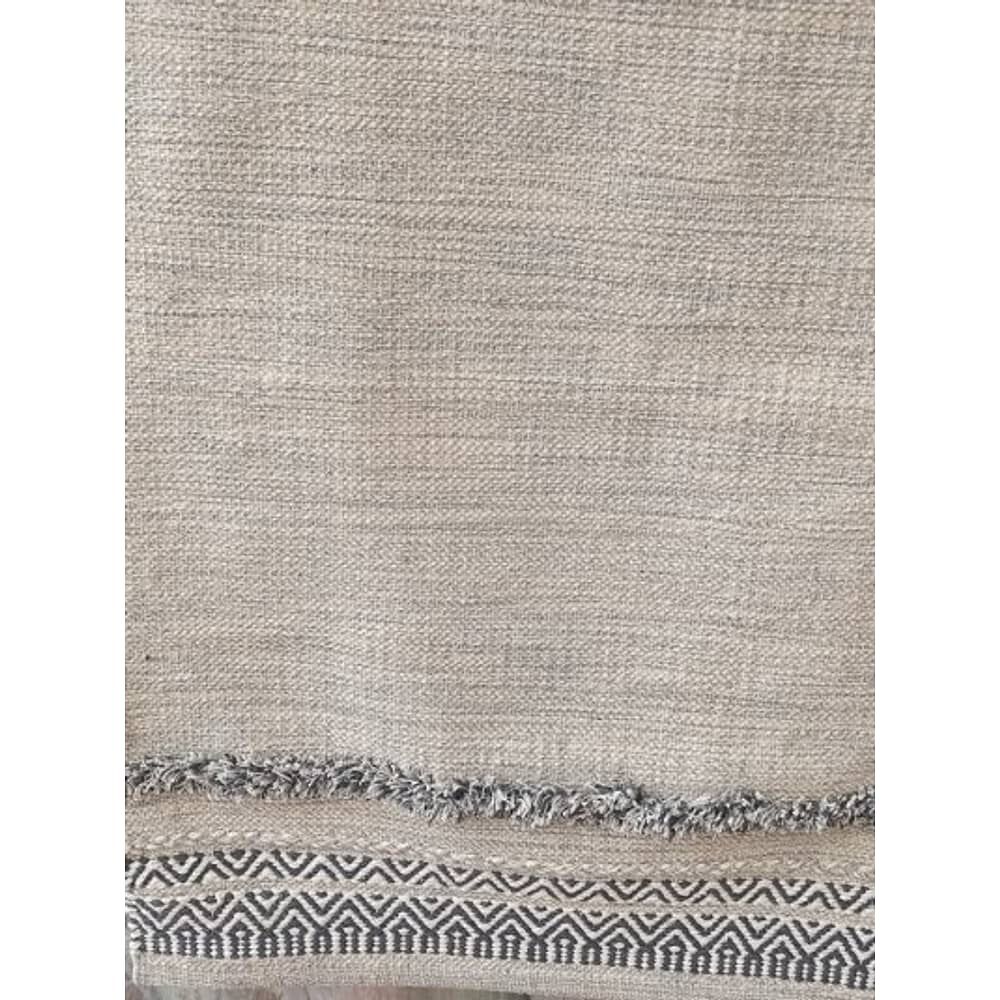 Alfombra Kilim Shaggy Gris Peque&ntilde;a image number 1.0