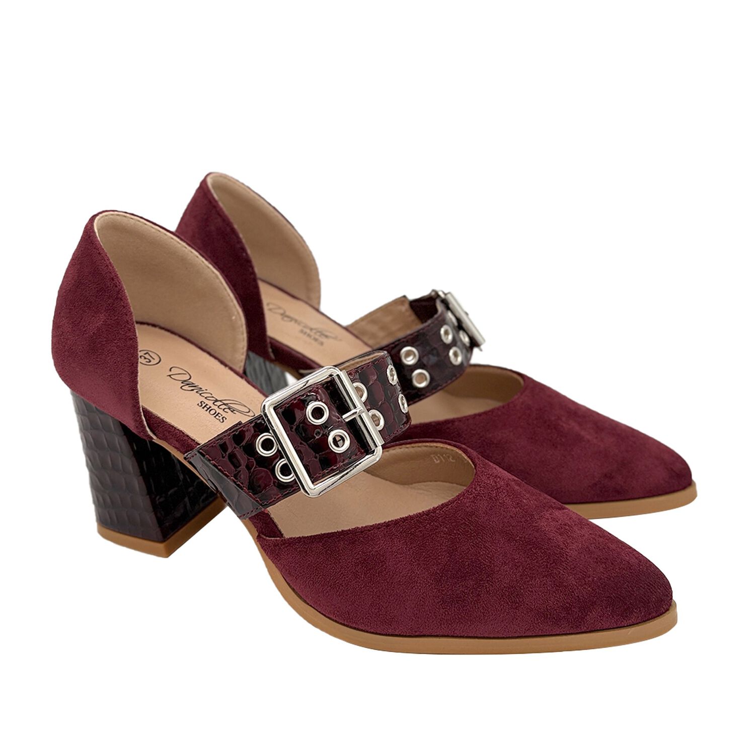Zapato Para Mujer Puntiagudo Burdeo Danicolle image number 1.0
