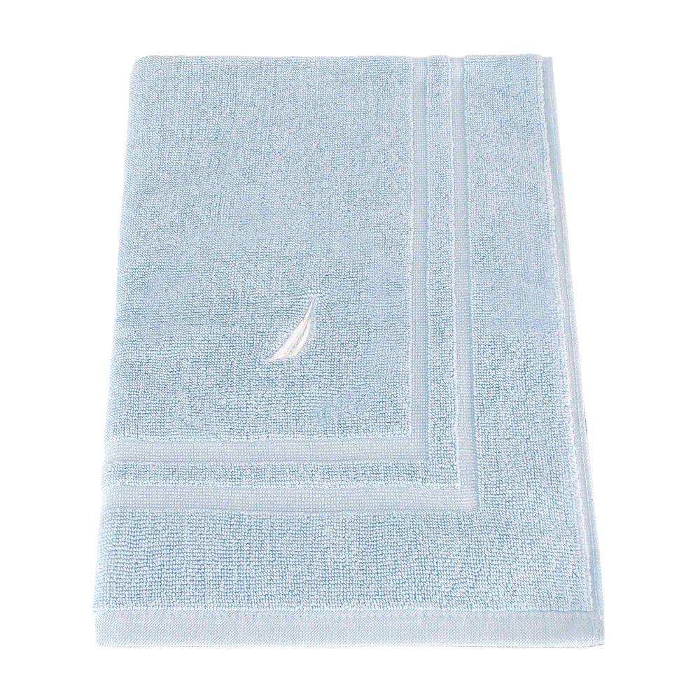 Toalla De Piso Savoy Nautica Home Algod&oacute;n Premium 50x80 Cm Celeste image number 2.0
