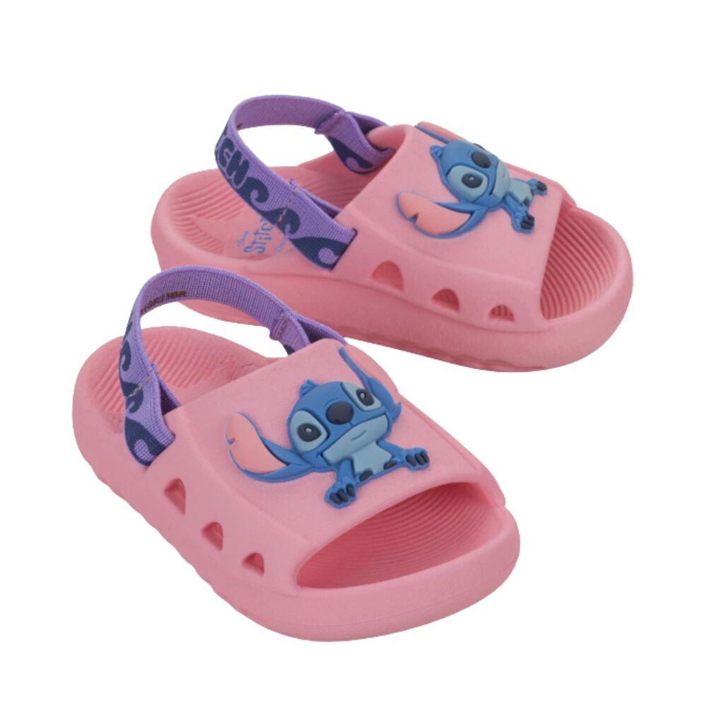 Sandalia Infantil De Bebe Stitch Disney Rosa image number 0.0