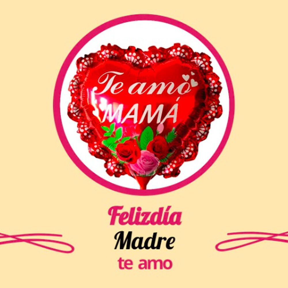 Globos Metalizados Feliz Dia Mama Dia De La Madre image number 1.0