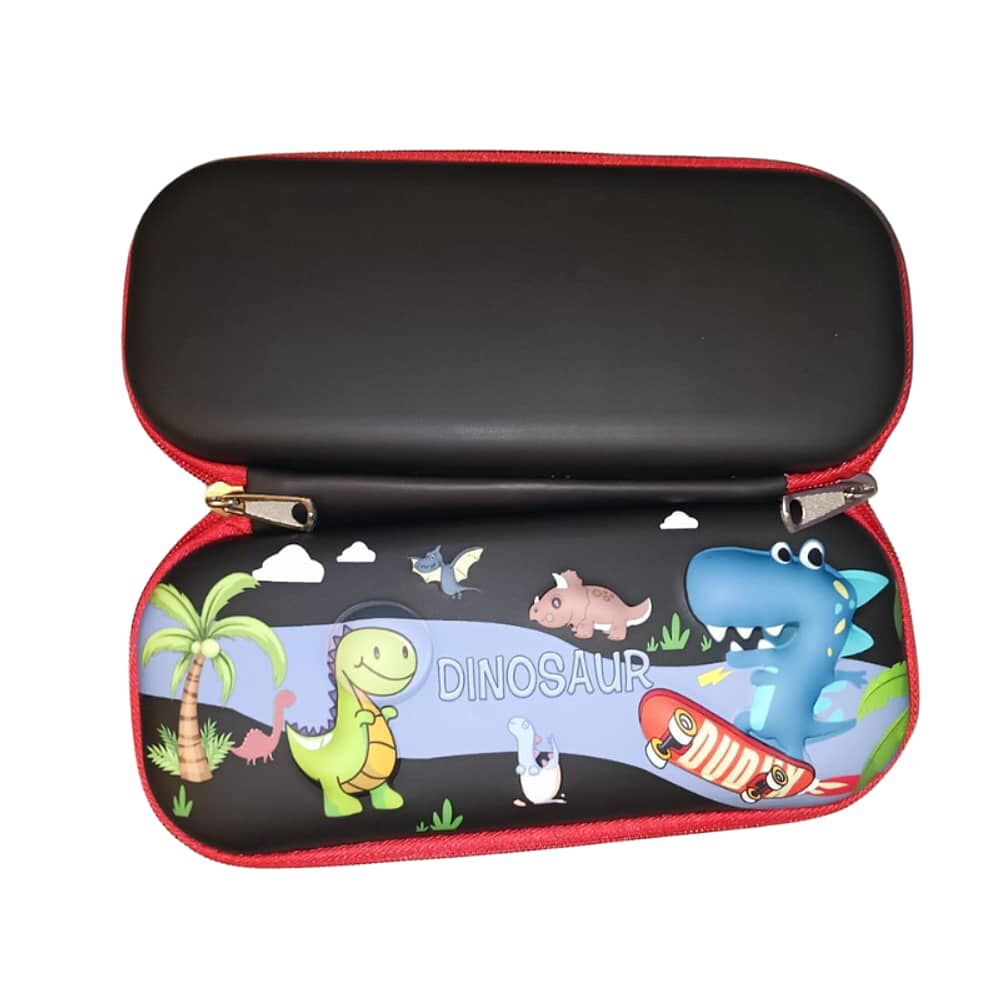 Estuche Dinosaurio Grande 3d L&aacute;piz Escuela Colegio Tapa Dura image number 1.0