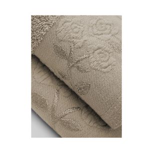 Juego Toalla Andes 3 Piezas Rosas Taupe