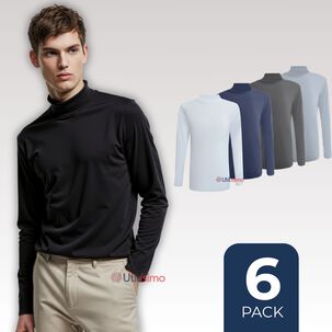 GENERICO Pack 6 Camisetas Polar Juvenil Beatle Colores Surtidos