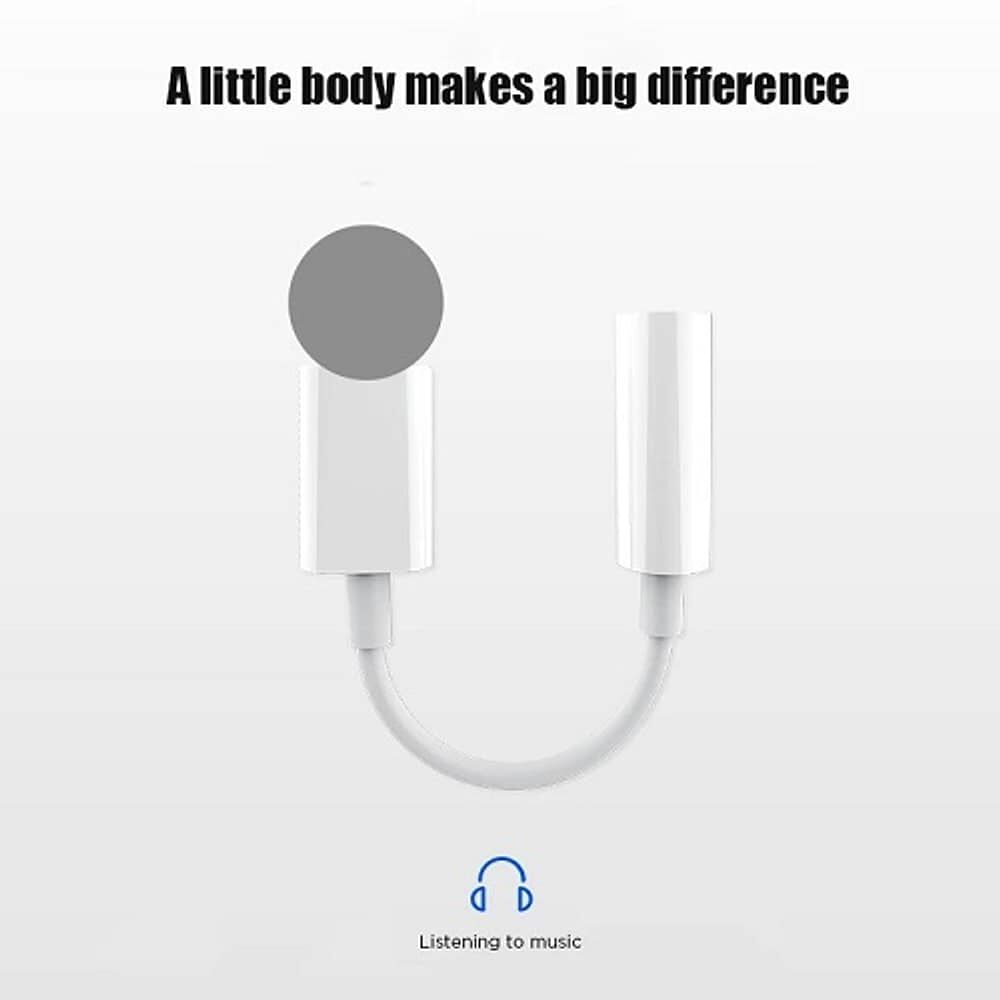 Adaptador Aud&iacute;fonos Para Iphone Con Bluetooth Original Lightning Certificado A Cable Audio Jack 3,5 Auxiliar image number 1.0