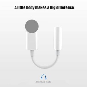 Adaptador Aud&iacute;fonos Para Iphone Con Bluetooth Original Lightning Certificado A Cable Audio Jack 3,5 Auxiliar