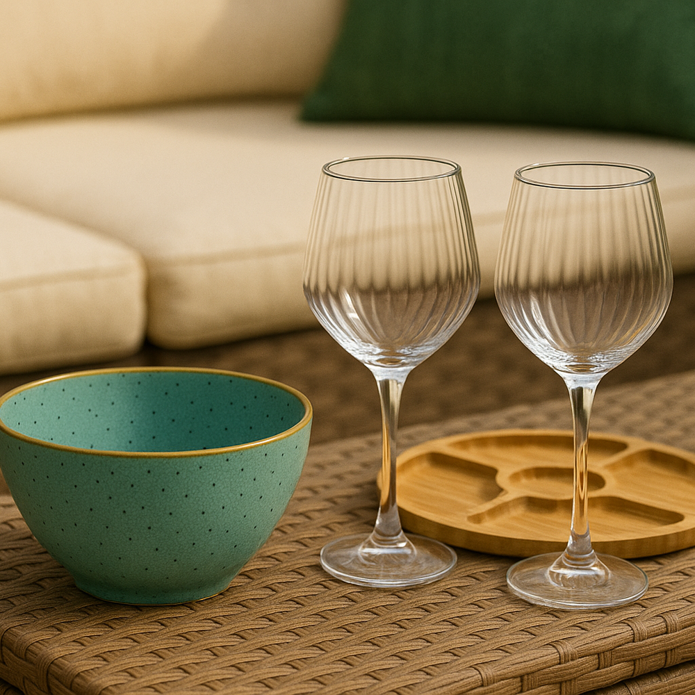 Bowl Bioamboo Menta 15x7 Cm Decogreen image number 2.0