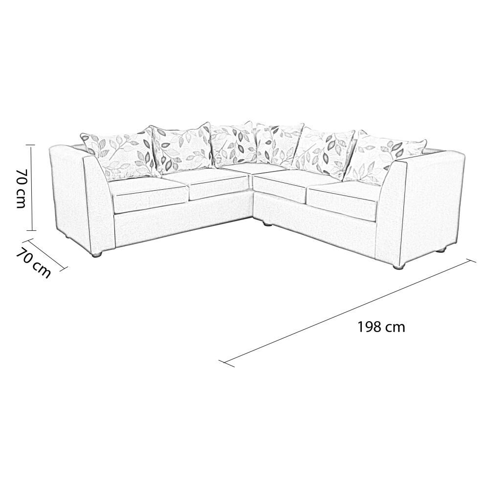 Sofa Seccional Elegant Detail Dallas image number 4.0