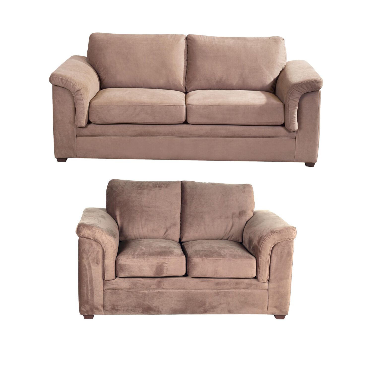 Living Ancona 3-2 Tela Velvet Beige image number 0.0