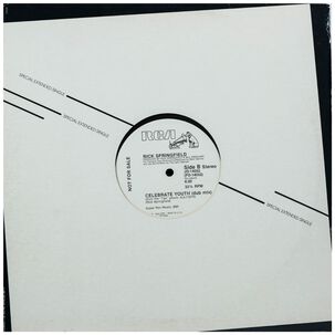 Rick Springfield - Celebrate Youth | 12" Maxi Single Usado