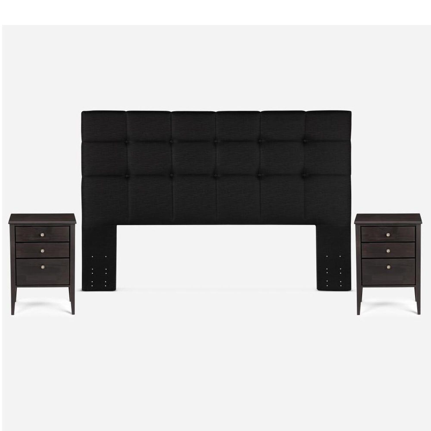 Cama Europea Rosen New Style 6 / King / Base Dividida + Set De Maderas image number 2.0