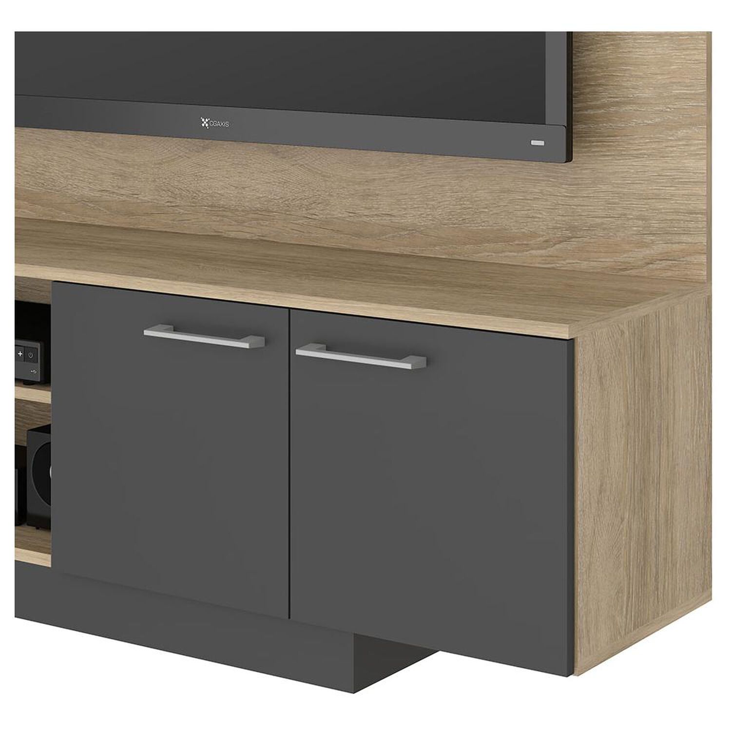 Rack Vekkahome Home Tv Reina / 2 Puertas image number 2.0