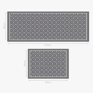 Pack 2 Alfombras Cocina Antideslizante