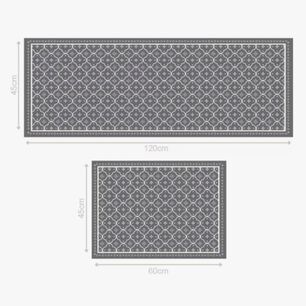 Pack 2 Alfombras Cocina Antideslizante