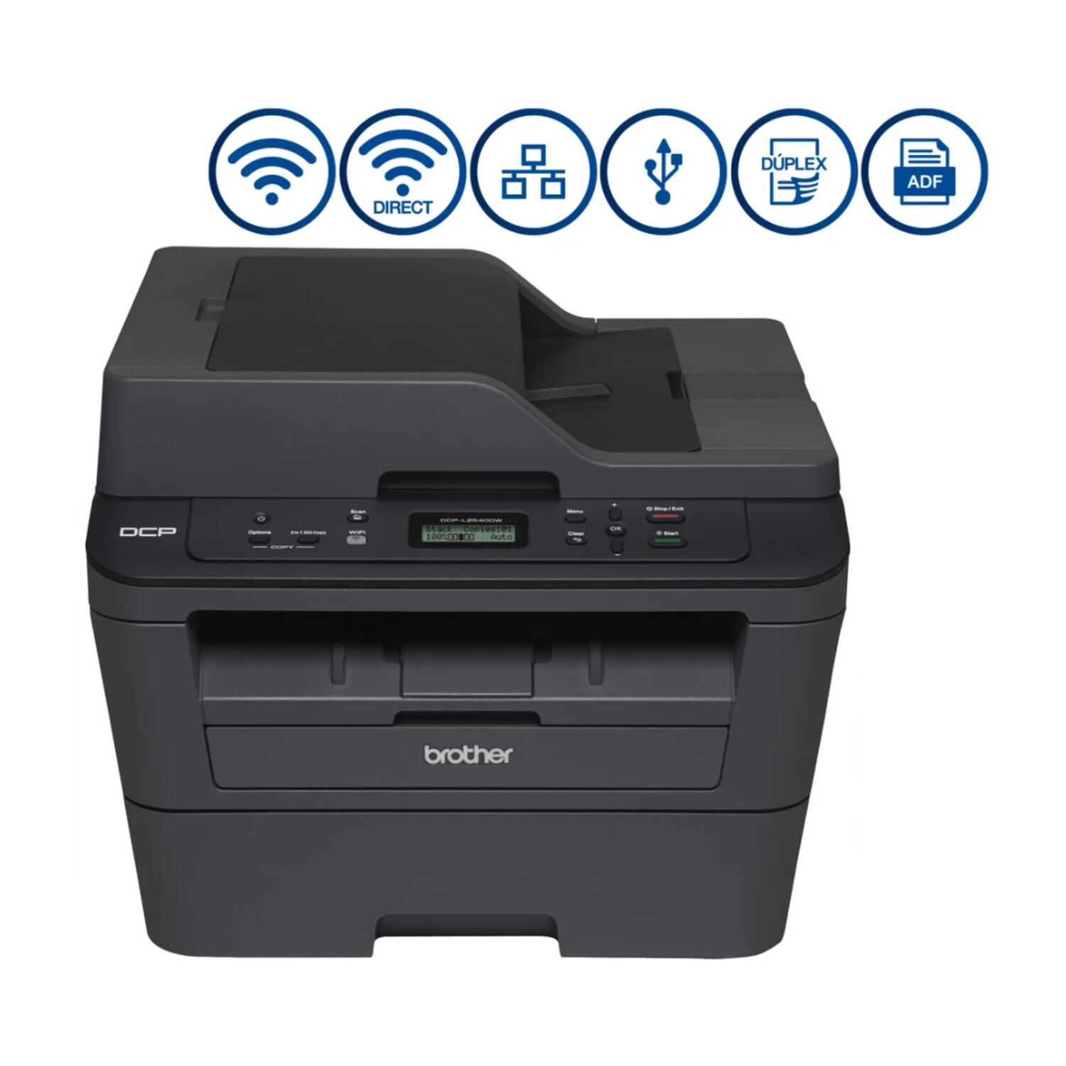 Brother - Dcp-l2540dw - Impresora Multifunci&oacute;n - B/n image number 2.0