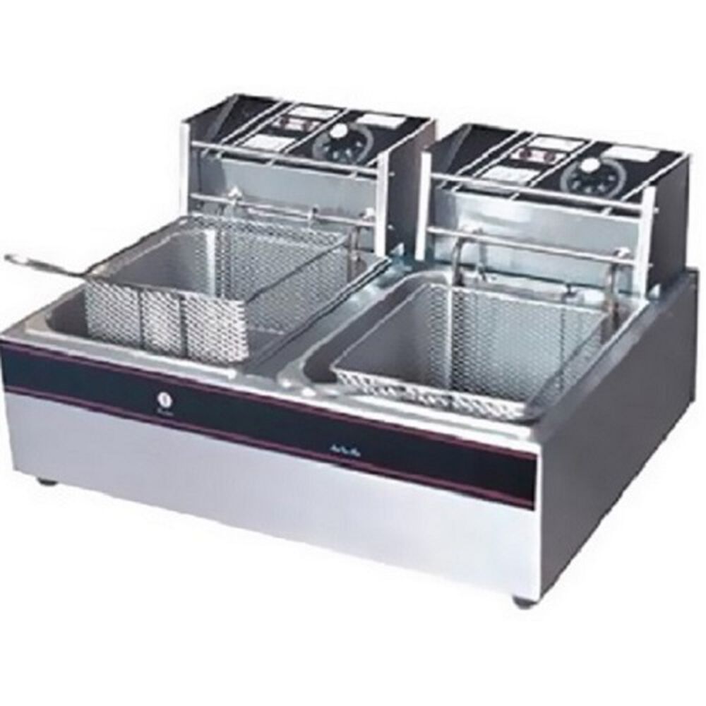 Freidora Electrica Ecobeck Modelo Jdf-11l-2, 2 Tachos, Capacidad.11-11lts. 3,3+3,3kw image number 0.0