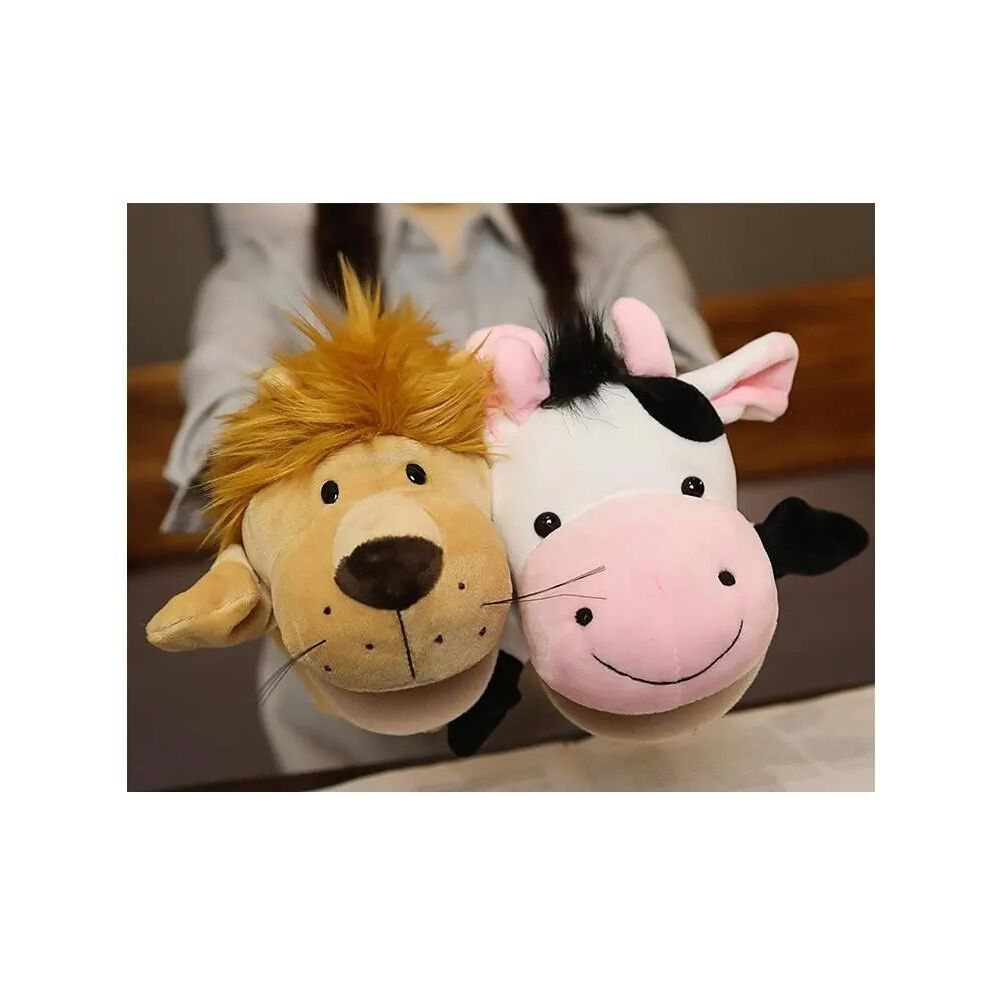 Peluche Titere Animal Zorro Vaca Leon Oveja Rana Lobo image number 2.0