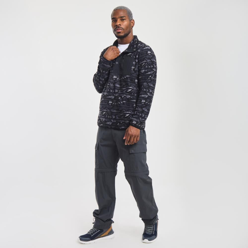 Poler&oacute;n Deportivo Rayas Regular Cuello Redondo Hombre Wetland image number 1.0