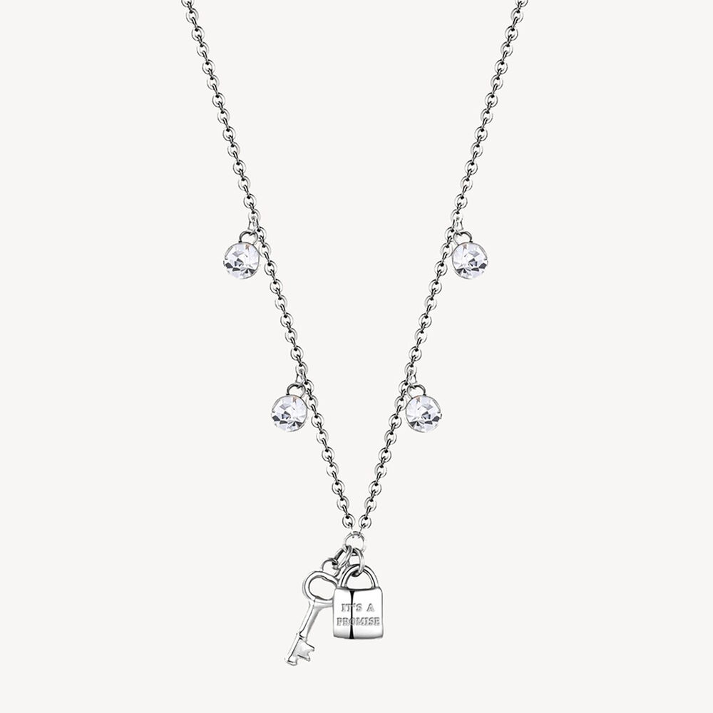 Collar Brosway Bhkl11 Plateado Mujer image number 0.0