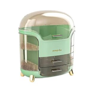 Caja Organizadora Maquillaje Cosmetiquera Verde