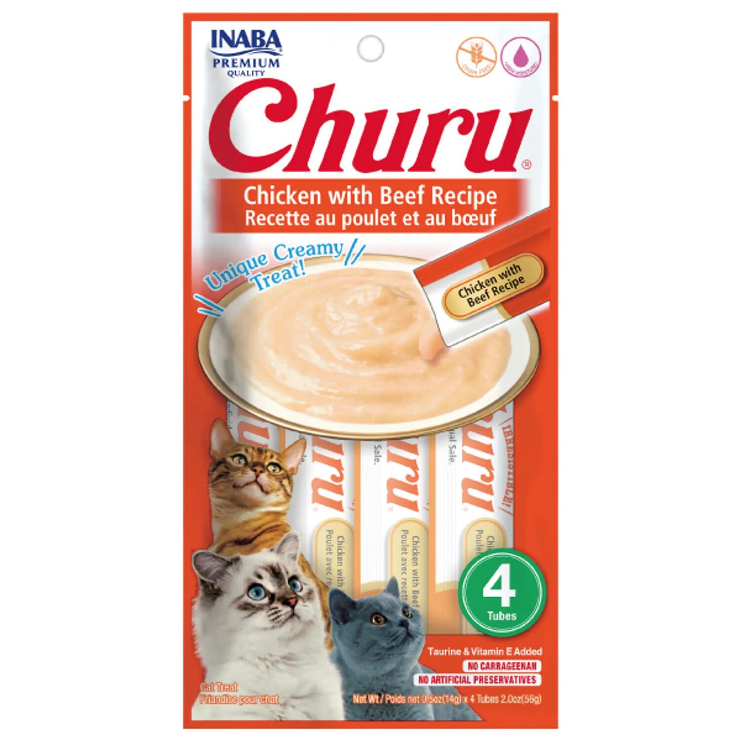 Churu Gato Sabor Pollo Y Carne 4 Unidades image number 0.0