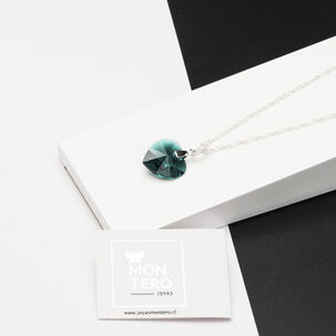 Collar Gran Romance Cristales Genuinos Emerald