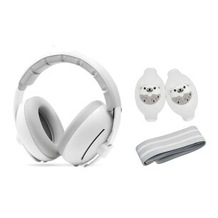 Orejeras Antiruido Auriculares 2 En 1 Ge Blanca Lubabycas