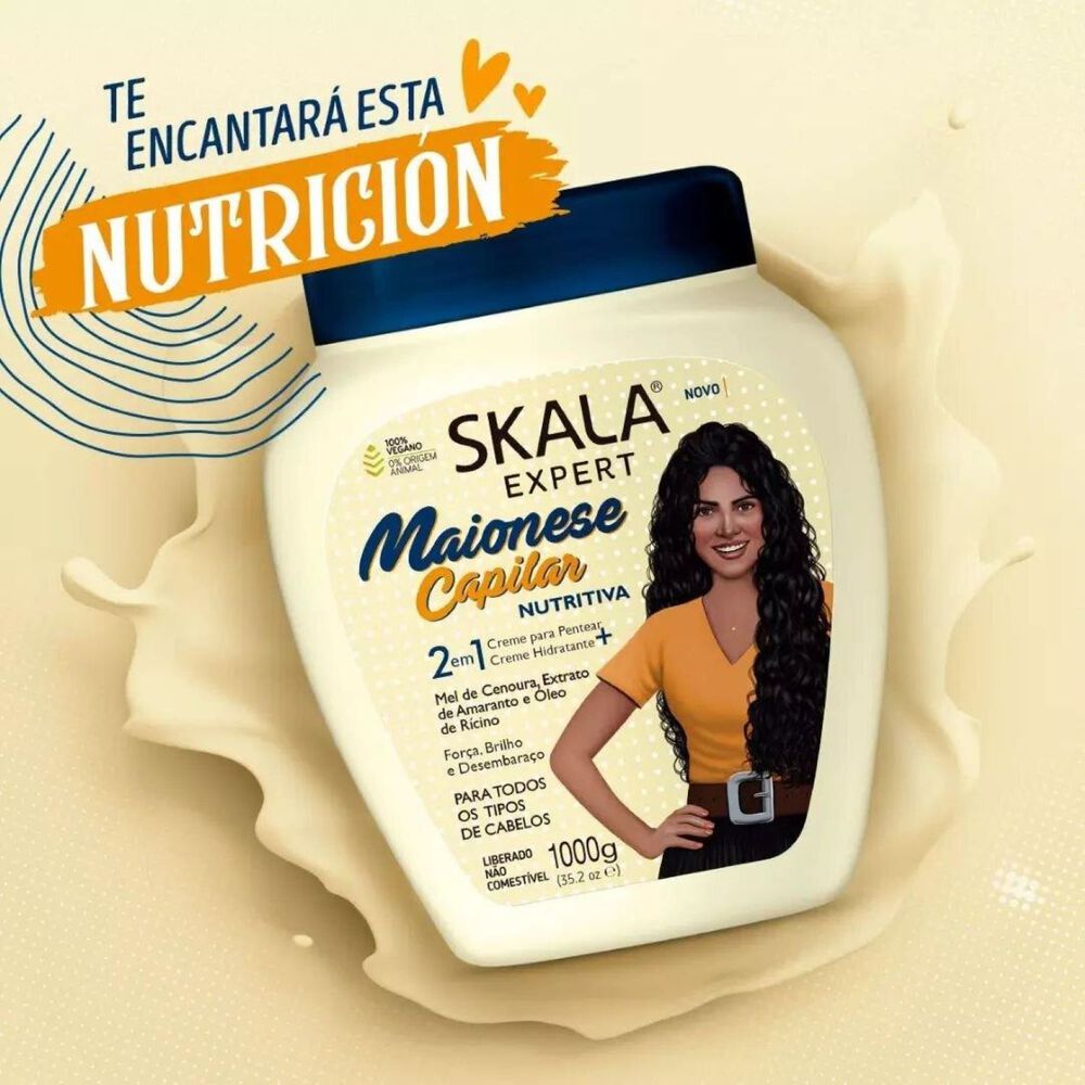 Mascara Maionesa Capilar Nutritiva 2en1 Expert Skala 1kg image number 2.0