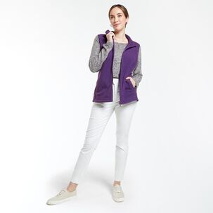 Poler&oacute;n Polar Regular Sin Mangas Cuello Alto Mujer Lesage