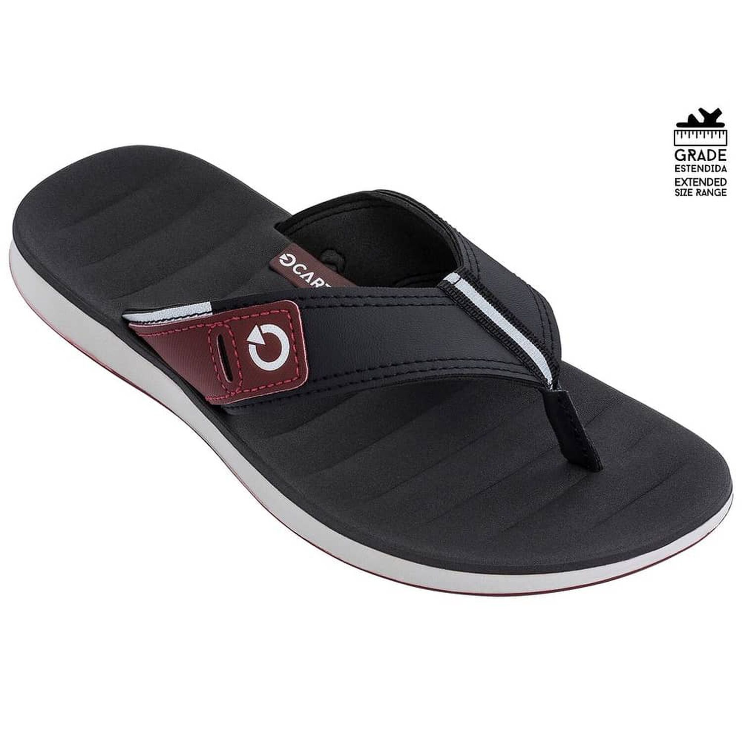 Sandalia Hombre Negro Malaga Thong 006 Cartago image number 0.0
