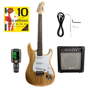 Pack Guitarra El&eacute;ctrica Stratocaster Natural Xgtr St111-nt