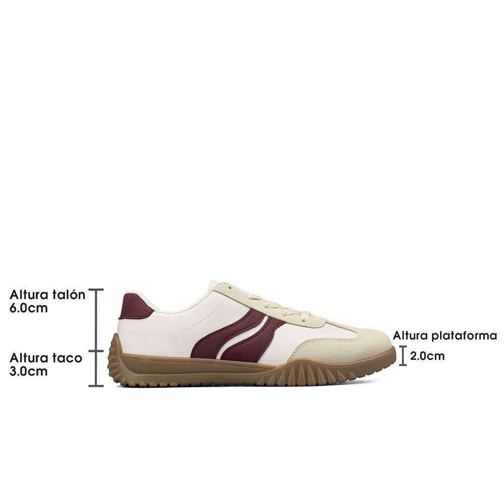 Zapatilla Casual Urbana Vintage Deportiva Mujer Weide Sl56 image number 5.0