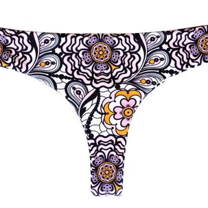 Bikini Calzón Colaless Reversible Estampado