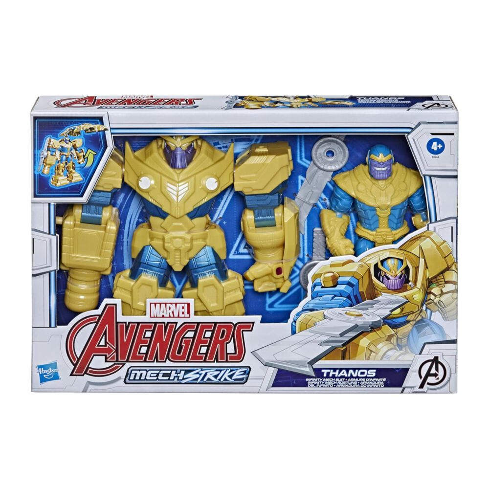 Juguete Figura De Accion Thanos Avengers Mech Strike image number 2.0