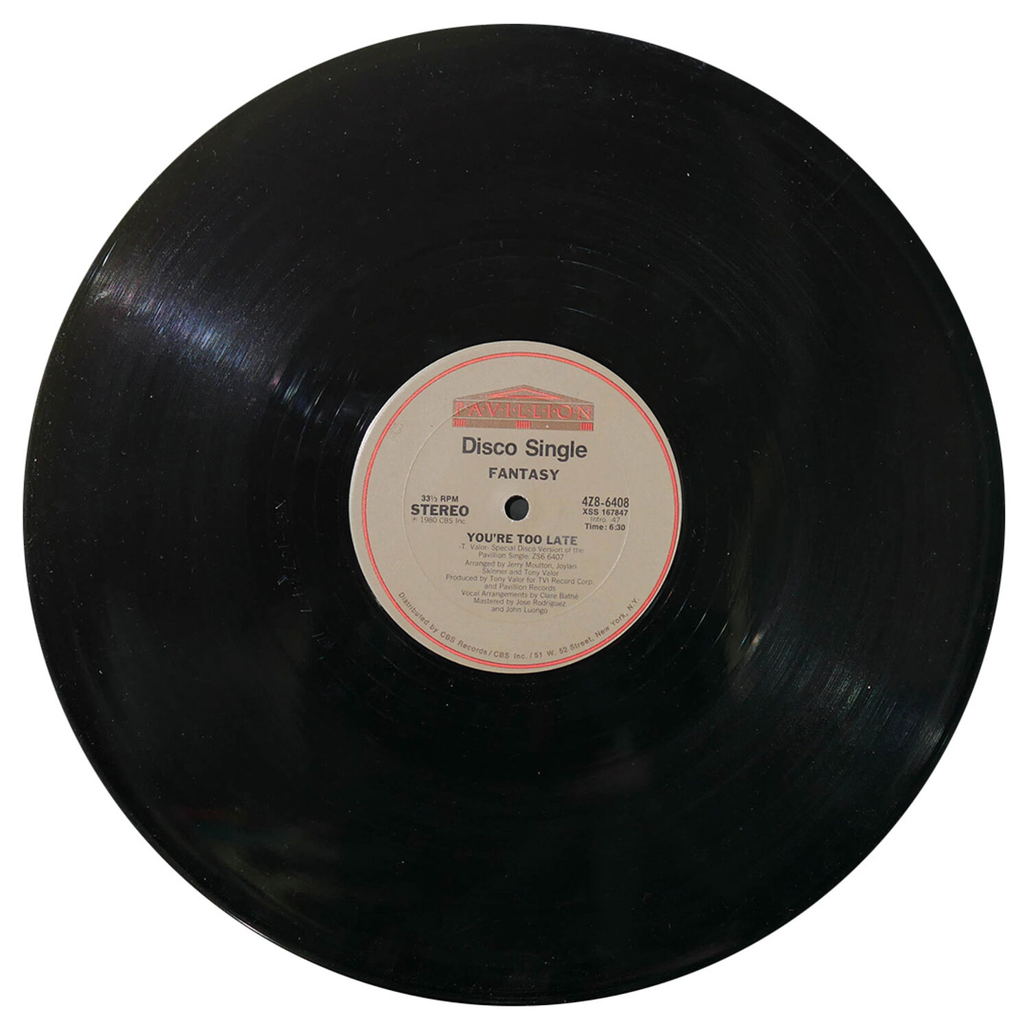 Fantasy - You're Too Late | 12" Maxi Single Usado image number 2.0