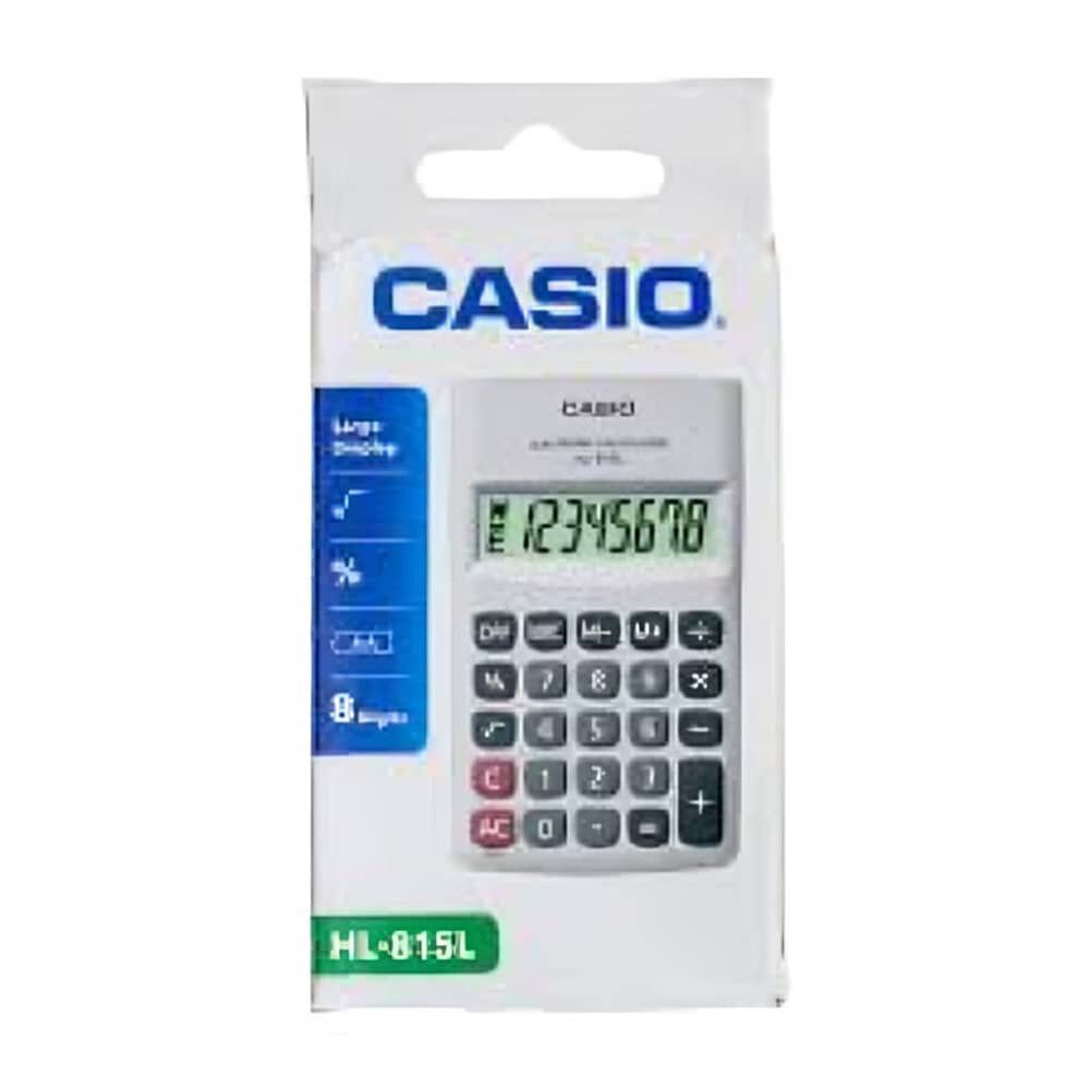 Calculadora Casio 8 Diguitos Hl-815l-we image number 0.0