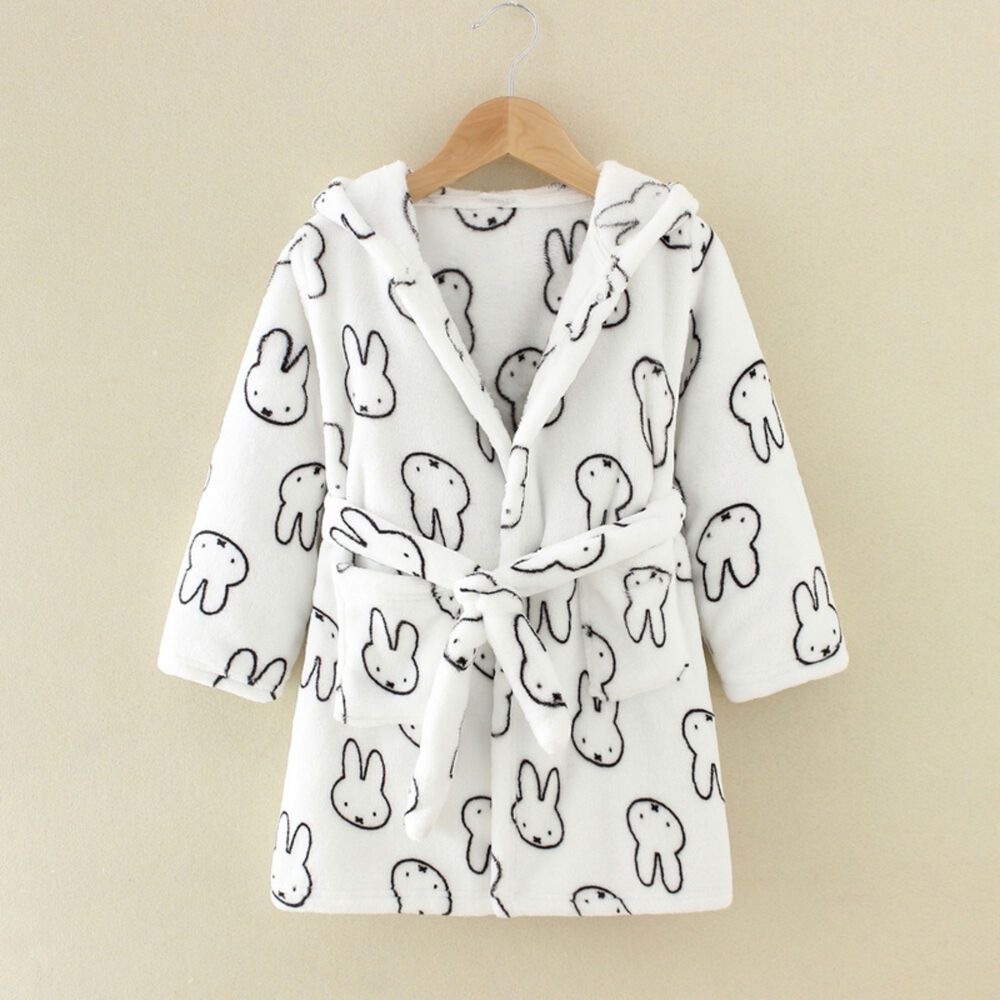 Batas De Ba&ntilde;o Con Capucha Y Bolsillos Ni&ntilde;o Y Ni&ntilde;a Conejito image number 6.0