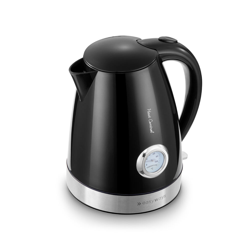 Hervidor Heat Control Negro 1,7 L Easyways image number 2.0