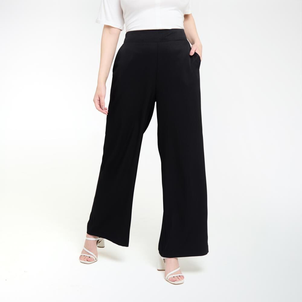 Pantalón Full Print Pretina Elásticada Tiro Alto Relax Mujer Lesage image number 0.0