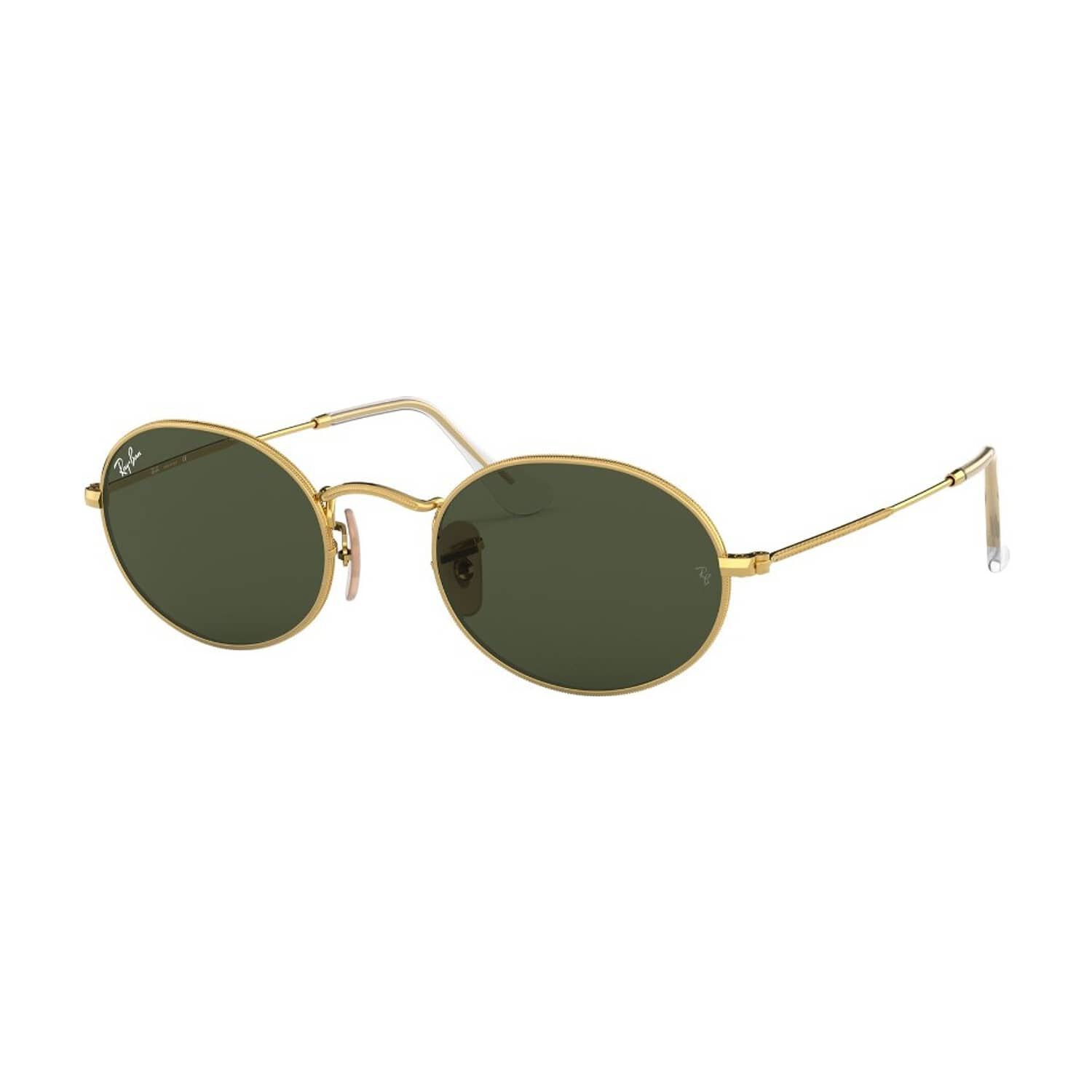 Lentes De Sol Oval Gold Green Ray-ban image number 1.0