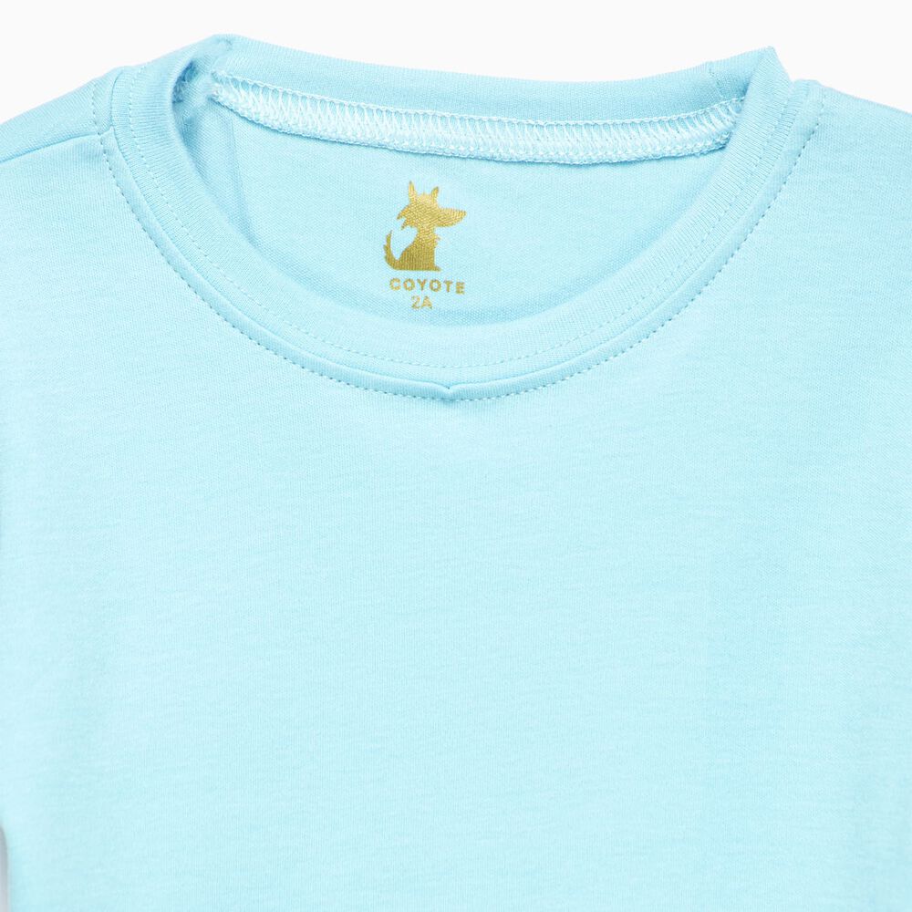 Polera Turquesa Coyote Algodón Peruano image number 2.0